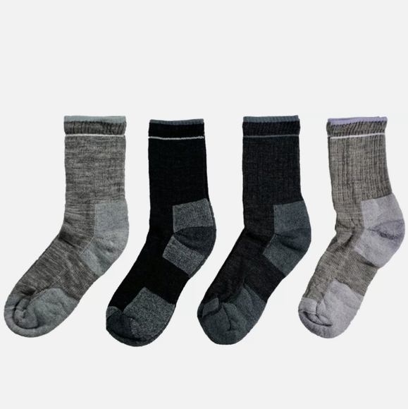 Kirkland Signature Ladies' Merino Wool Blend Quarter Socks 4 Pairs - Picture 5 of 5